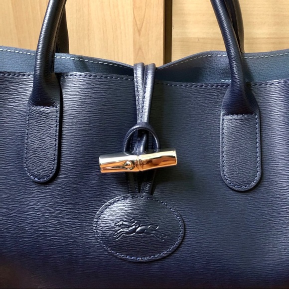 Longchamp Roseau Leather Shoulder Tote - Picture 2 of 13